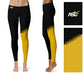 ASU Hornets Vive la Fete Game Day Collegiate Leg Color Block Women Black Gold Yoga Leggings - Vive La Fête - Online Apparel Store