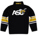Alabama State Hornets Vive La Fete Game Day Black Quarter Zip Pullover Stripes on Sleeves - Vive La Fête - Online Apparel Store