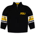 Alabama State Hornets Vive La Fete Game Day Black Quarter Zip Pullover Stripes on Sleeves - Vive La Fête - Online Apparel Store