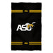 Alabama State Hornets Vive La Fete Game Day Absorvent Premium Black Beach Bath Towel 51 x 32" Logo and Stripes" - Vive La Fête - Online Apparel Store