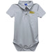 Alabama State  Hornets Embroidered Gray Solid Knit Polo Onesie