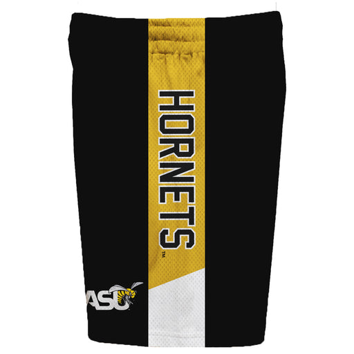 Alabama State Hornets Vive La Fete Game Day Black Stripes Boys Solid Gold Athletic Mesh Short - Vive La Fête - Online Apparel Store