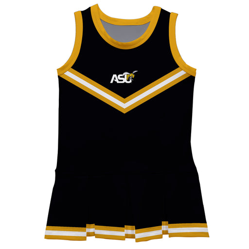 Alabama State Hornets Vive La Fete Game Day Black Sleeveless Cheerleader Dress