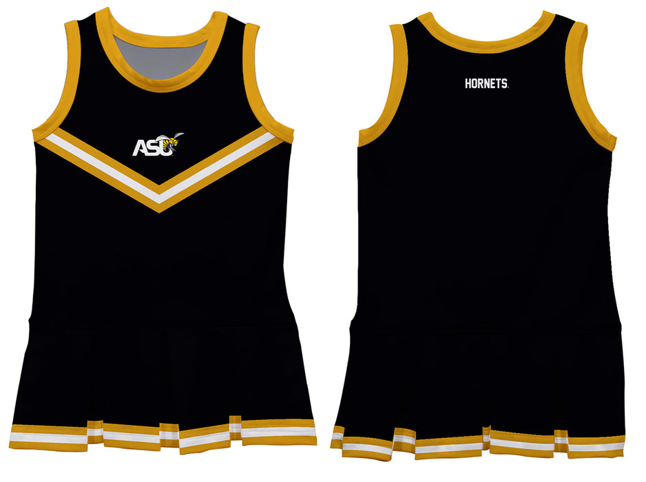 Alabama State Hornets Vive La Fete Game Day Black Sleeveless Cheerleader Dress - Vive La Fête - Online Apparel Store