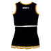 Alabama State Hornets Vive La Fete Game Day Black Sleeveless Cheerleader Set - Vive La Fête - Online Apparel Store