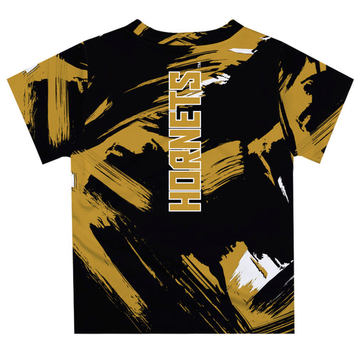 Alabama State Hornets Vive La Fete Boys Game Day Gold Short Sleeve Tee Paint Brush - Vive La Fête - Online Apparel Store