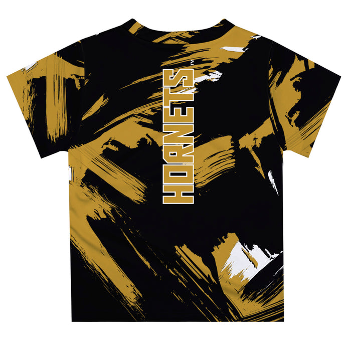 Alabama State Hornets Vive La Fete Boys Game Day Gold Short Sleeve Tee Paint Brush - Vive La Fête - Online Apparel Store