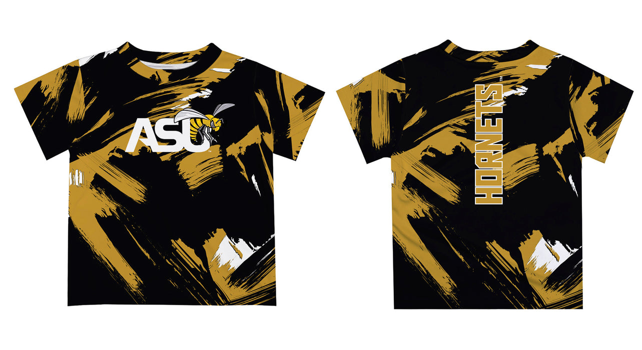 Alabama State Hornets Vive La Fete Boys Game Day Gold Short Sleeve Tee Paint Brush - Vive La Fête - Online Apparel Store