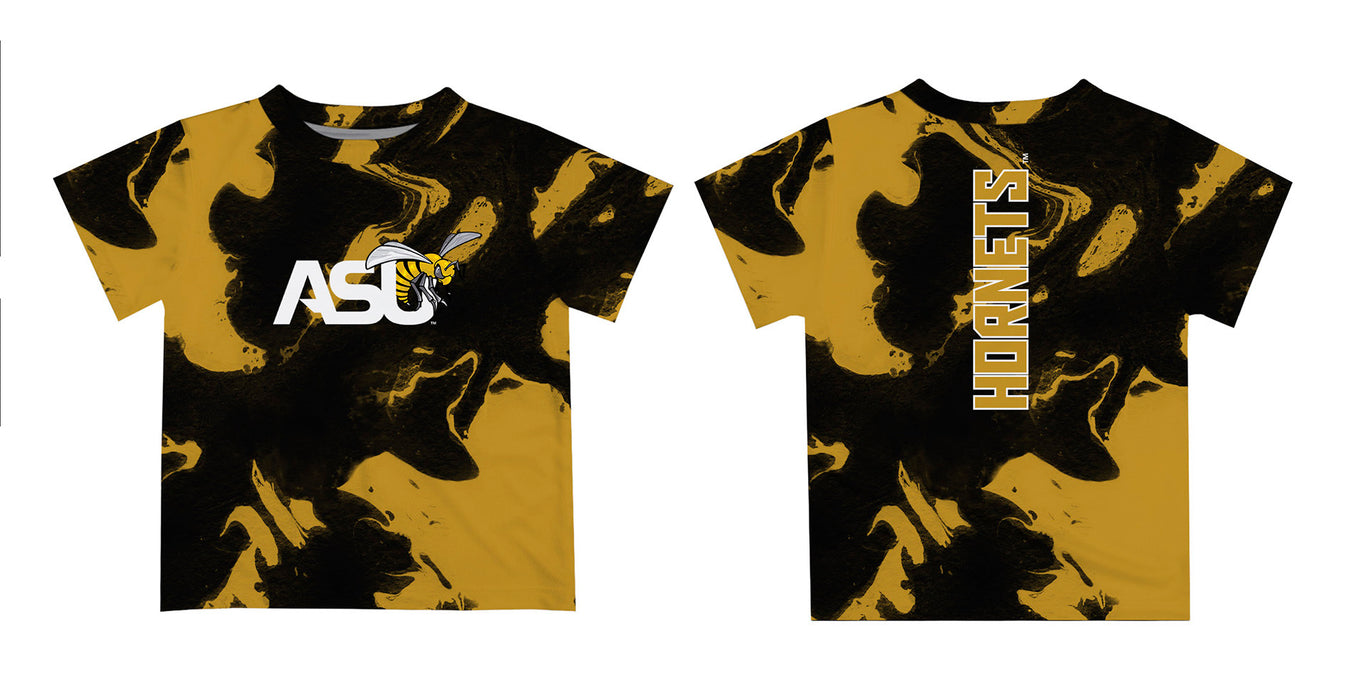 Alabama State Hornets Vive La Fete Marble Boys Game Day Gold Short Sleeve Tee - Vive La Fête - Online Apparel Store
