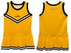 Adelphi Panthers Vive La Fete Game Day Gold Sleeveless Cheerleader Dress - Vive La Fête - Online Apparel Store