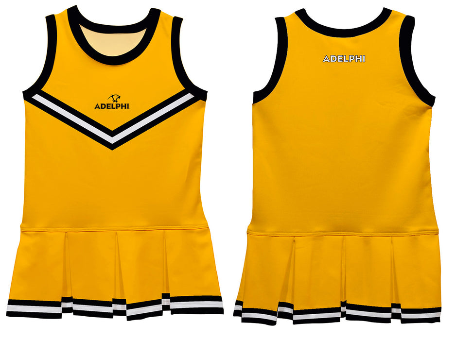 Adelphi Panthers Vive La Fete Game Day Gold Sleeveless Cheerleader Dress - Vive La Fête - Online Apparel Store
