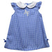 US Airforce Falcons Embroidered Royal Gingham A Line Dress