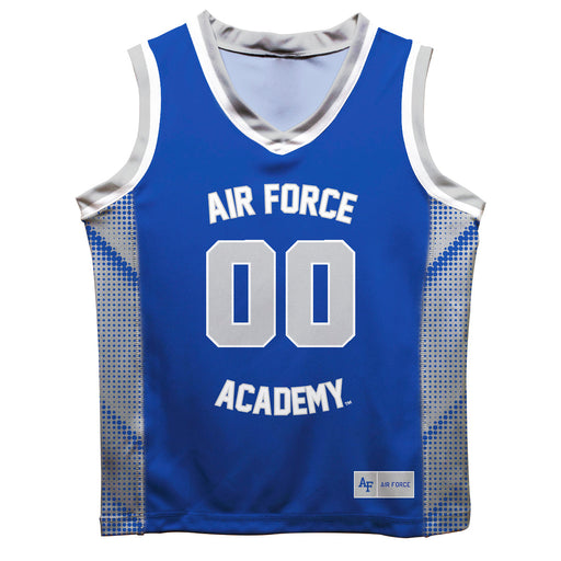 US Airforce Falcons Vive La Fete Game Day Blue Boys Fashion Basketball Top