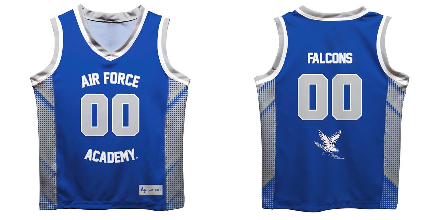 US Airforce Falcons Vive La Fete Game Day Blue Boys Fashion Basketball Top - Vive La Fête - Online Apparel Store