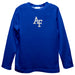 US Airforce Falcons Embroidered Royal knit Long Sleeve Boys Tee Shirt