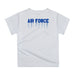 US Airforce Falcons Original Dripping Football Helmet Blue T-Shirt by Vive La Fete - Vive La Fête - Online Apparel Store