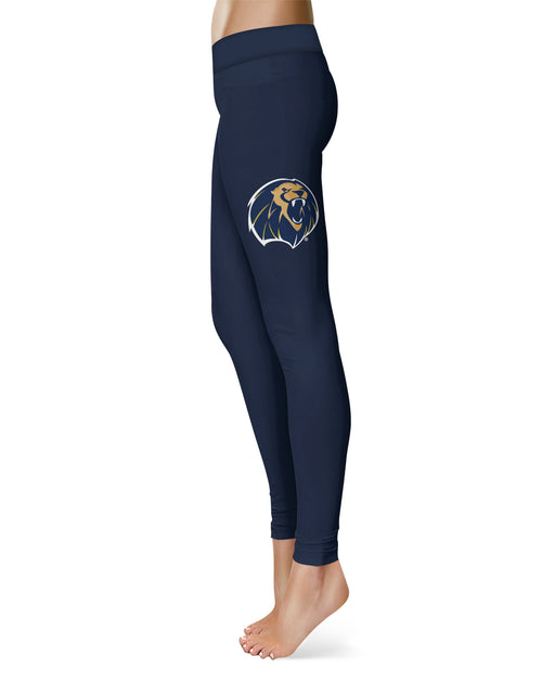 Arkansas Fort Smith UAFS Lions Game Day Collegiate Large Logo on Thigh Women Navy Yoga Leggings 2.5 Waist Tights" - Vive La Fête - Online Apparel Store