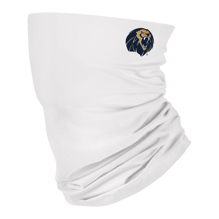 University of Arkansas at Fort Smith Lions Vive La Fete White Collegiate Logo Face Cover Soft 4 Way Stretch Neck Gaiter - Vive La Fête - Online Apparel Store