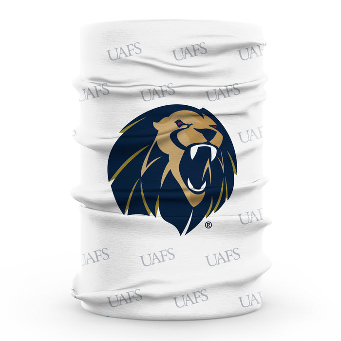 University of Arkansas at Fort Smith Lions Vive La Fete All Over Logo Collegiate Soft 4 Way Stretch Neck Gaiter - Vive La Fête - Online Apparel Store
