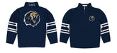 University of Arkansas at Fort Smith Lions Vive La Fete Game Day Navy Quarter Zip Pullover Stripes on Sleeves - Vive La Fête - Online Apparel Store