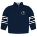 University of Arkansas at Fort Smith Lions Vive La Fete Game Day Navy Quarter Zip Pullover Stripes on Sleeves - Vive La Fête - Online Apparel Store