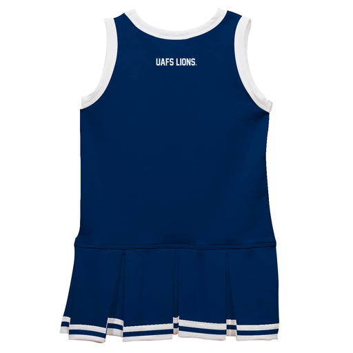 University of Arkansas at Fort Smith Lions Vive La Fete Game Day Navy Sleeveless Cheerleader Dress - Vive La Fête - Online Apparel Store
