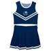 University of Arkansas at Fort Smith Lions Vive La Fete Game Day Navy Sleeveless Cheerleader Set