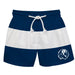 Arkansas Fort Smith UAFS Lions Vive La Fete Blue White Stripes Swimtrunks V2