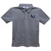 University of Arkansas at Fort Smith Lions Embroidered Navy Stripes Short Sleeve Polo Box Shirt