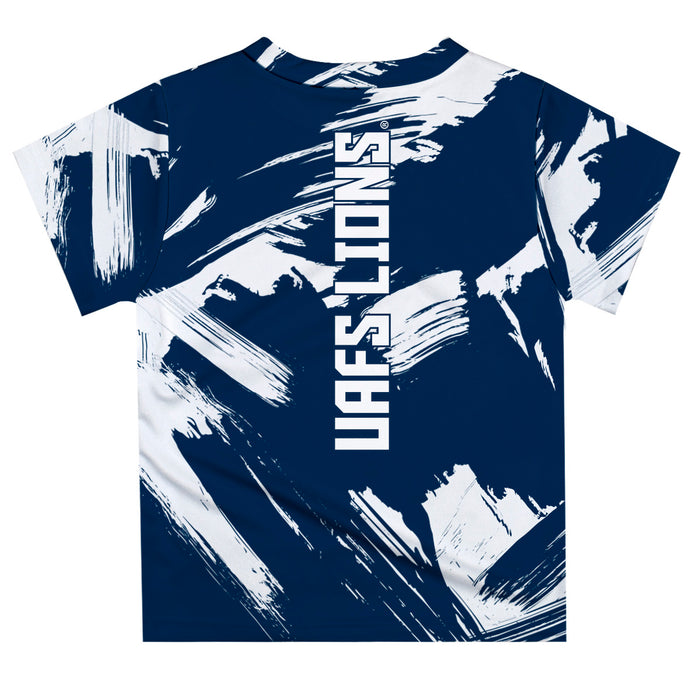University of Arkansas at Fort Smith Lions Vive La Fete Boys Game Day Navy Short Sleeve Tee Paint Brush - Vive La Fête - Online Apparel Store
