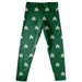 University of Arkansas Monticello Ball Weevils Girls All Over Logo Elastic Waist Classic Play Green Leggings Tights - Vive La Fête - Online Apparel Store