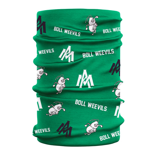 University of Arkansas Monticello UAM Ball Weevils All Over Logo Collegiate Face Cover Soft 4-Way Stretch Neck Gaiter - Vive La Fête - Online Apparel Store