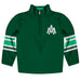 University of Arkansas Monticello Ball Weevils Vive La Fete Game Day Green Quarter Zip Pullover Stripes on Sleeves - Vive La Fête - Online Apparel Store