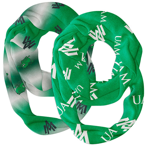 Arkansas Monticello Boll Weevils Vive La Fete All Over Logo Women Set of 2 Light Weight Ultra Soft Infinity Scarfs