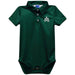 University of Arkansas Monticello UAM Boll Weevils Embroidered Hunter Green Solid Knit Polo Onesie