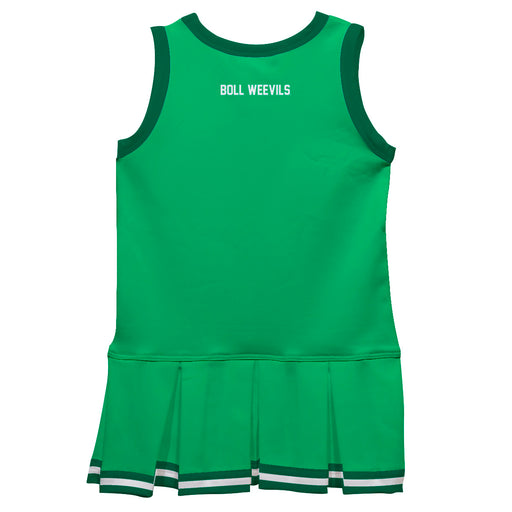 University of Arkansas Monticello UAM Boll Weevils Vive La Fete Game Day Green Sleeveless Cheerleader Dress - Vive La Fête - Online Apparel Store