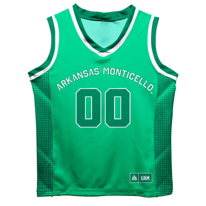 University of Arkansas Monticello UAM Boll Weevils Vive La Fete Game Day Green Boys Fashion Basketball Top