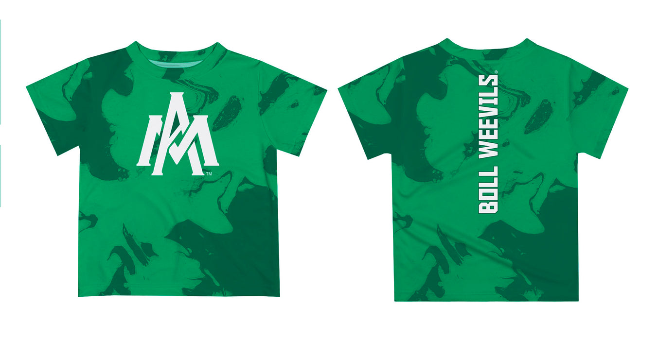 University of Arkansas Monticello UAM Boll Weevils Vive La Fete Marble Boys Game Day Green Short Sleeve Tee - Vive La Fête - Online Apparel Store