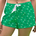 University of Arkansas Monticello Boll Weevils Vive La Fete Game Day All Over Logo Women Green Lounge Shorts