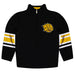 UAPB  Goden Lions Vive La Fete Game Day Black Quarter Zip Pullover Stripes on Sleeves - Vive La Fête - Online Apparel Store