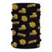UAPB University of Arkansas Pine Bluff Goden Lions Vive La Fete All Over Logo Collegiate Soft 4 Way Stretch Neck Gaiter - Vive La Fête - Online Apparel Store