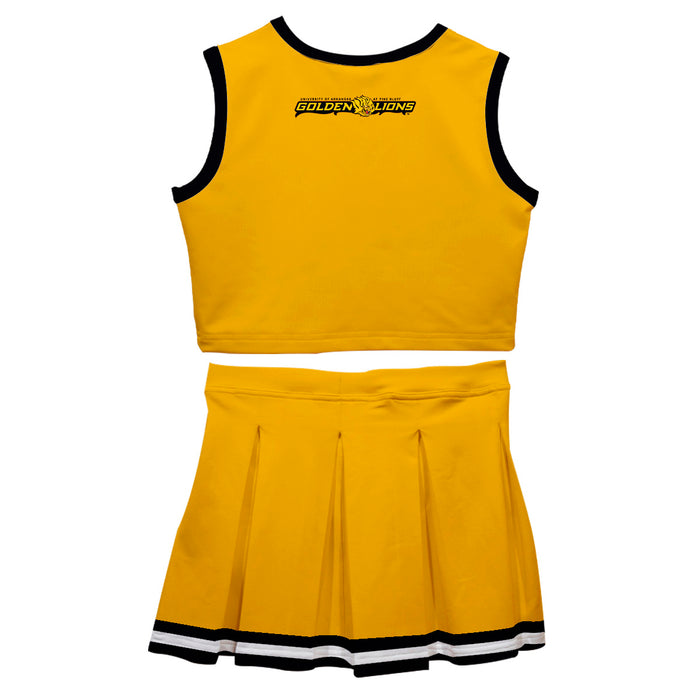 UAPB University of Arkansas Pine Bluff Golden Lions Vive La Fete Game Day Gold Sleeveless Cheerleader Set - Vive La Fête - Online Apparel Store