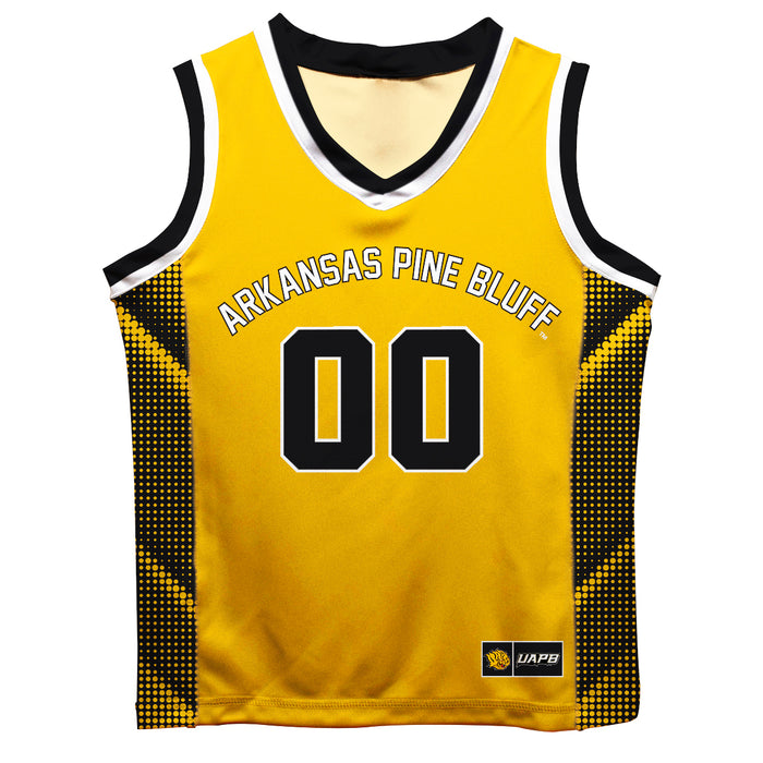 UAPB University of Arkansas Pine Bluff Golden Lions Vive La Fete Game Day Gold Boys Fashion Basketball Top