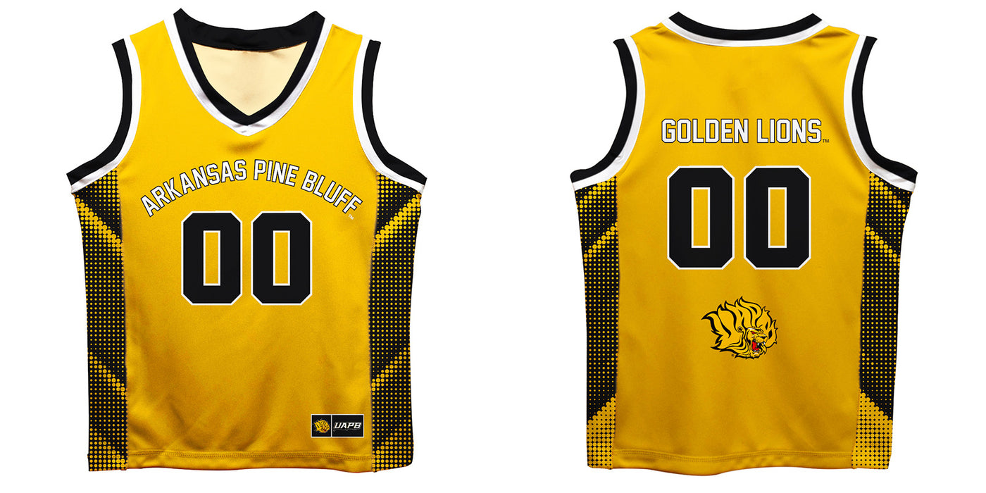 UAPB University of Arkansas Pine Bluff Golden Lions Vive La Fete Game Day Gold Boys Fashion Basketball Top - Vive La Fête - Online Apparel Store