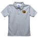 UAPB University of Arkansas Pine Bluff Golden Lions Embroidered Gray Short Sleeve Polo Box Shirt