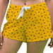 UAPB Golden Lions Vive La Fete Game Day All Over Logo Women Gold Lounge Shorts