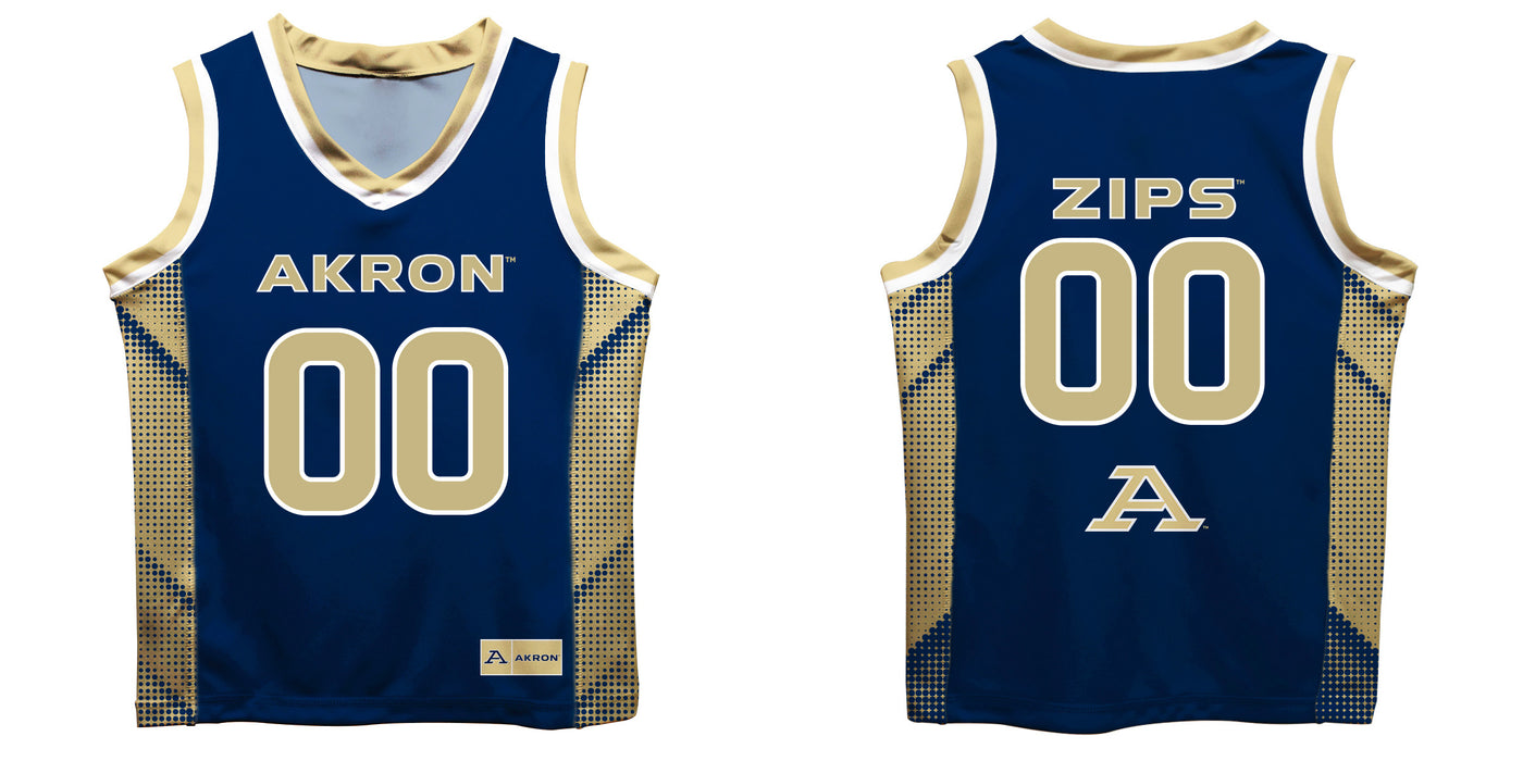 Akron Zips Vive La Fete Game Day Blue Boys Fashion Basketball Top - Vive La Fête - Online Apparel Store