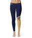 Akron Zips Vive la Fete Game Day Collegiate Leg Color Block Women Navy Gold Yoga Leggings - Vive La Fête - Online Apparel Store