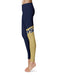 Akron Zips Vive la Fete Game Day Collegiate Leg Color Block Women Navy Gold Yoga Leggings - Vive La Fête - Online Apparel Store