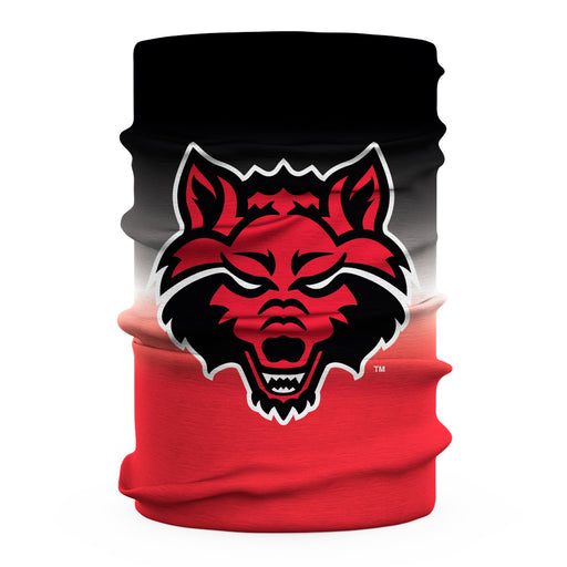Arkansas State Red Wolves Neck Gaiter Degrade Black and Red - Vive La Fête - Online Apparel Store
